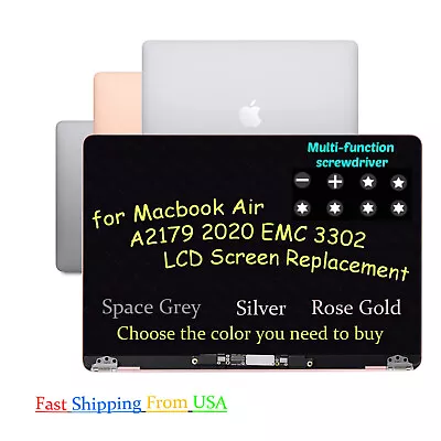 Replacement LCD Screen Assembly For Apple Macbook Air 13  A2179 2019-2020 • $185