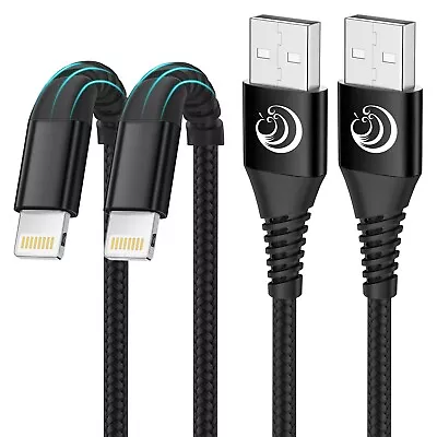 Lightnning Cable 3M  Extra Long IPhone Charger Cable Apple MFi  Braided -2Pack • $21.29