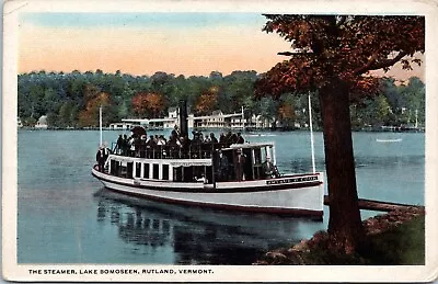 Steamer Arthur B. Cook On Lake Bomoseen Rutland Vermont - 1907 W/b Postcard • $14.99