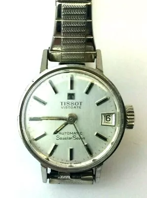 Automatic Tissot Visodate Seastar Seven Ladies Waterproof Watch Wristwatch  • $140