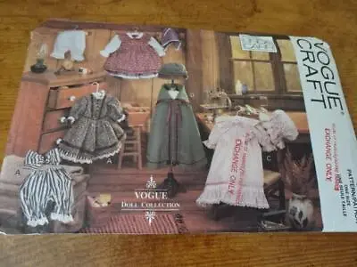 Vogue Craft By Linda Carr#8337-18 American Girl Size Doll Clothes-Early American • $5.75