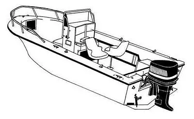 7.6oz STYLED TO FIT BOAT COVER MAKO 1900 2001 • $561.50