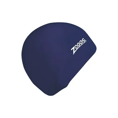 Zoggs Superior-fit Silicone Swim Cap Swimming Hat Navy Anti-Chlorine BNWT • £8.95