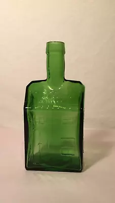 Vintage Green  Glass  E. C. Booz’s Old Cabin Whiskey Bottle 1840 Philadelphia • $9.99