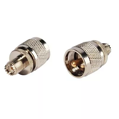 2-Pack UHF PL-259 Male To Mini-UHF Female Connector Adapter For Ham Radio • $4.77