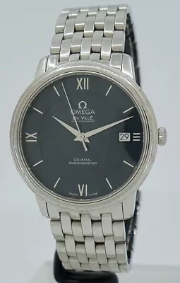 Omega R.42410372003001 Steel Auto 36mm Blue Dial De Ville Prestige O/Brac $1NR • $255