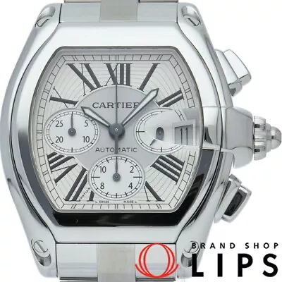 $4164 • Buy Cartier Roadster Chronograph W62019X6 SS Silver