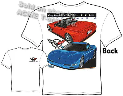 C5 Corvette T Shirts C-5 Corvette Apparel Chevrolet Clothing Tee 1997-2004 97-04 • $25.77