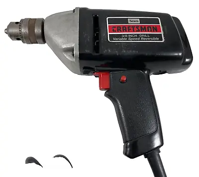 Sears Craftsman 3/8 Inch Variable Speed Reversible Drill Model 31510510 Works • $14.75