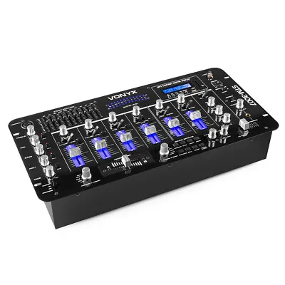 Vonyx STM-3007 6 Channel Mixer EQ Multi FX DJ Bluetooth USB MP3 19  Rack Mount • £239