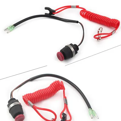 Boat Kill Switch Tether Cord Lanyard For Marine Mercury Tohatsu Outboard Engine • $19.78