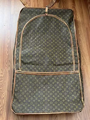 Louis Vuitton VTG Folding Garment Bag Monogram Canvas Suitcase Luggage • $700