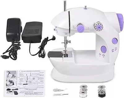 Electric Sewing Machine Multi Function Portable Mini Desktop Tailor Household / • £12.99