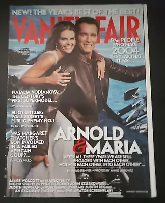 Vanity Fair Magazine January 2005 Arnold Maria Schwarzenegger No Label B34:1280 • $9.56