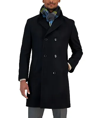 Nautica Men's Classic-Fit Wool Overcoat - Black 36S • $40.50