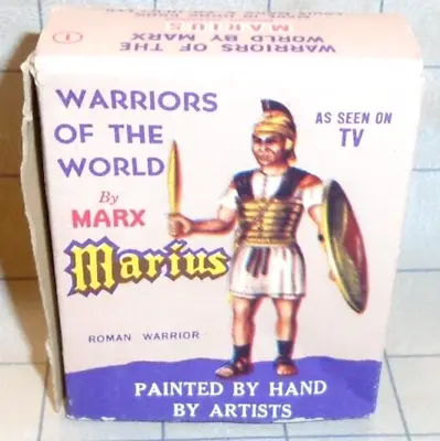Warriors Of The World Marx: Marius Roman Warrior - NIB Vintage Figure • $20