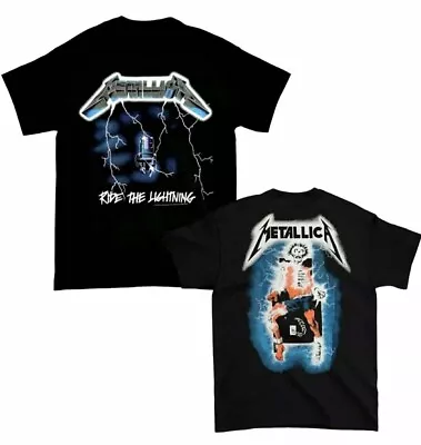 New Authentic Metallica Ride The Lightning Heavy Metal Band Shirt Badhabitmerch • $25.89