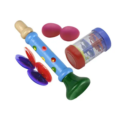 £8.05 • Buy Musical  Percussion Instruments Band Rhythm Kit Including Wooden Horn + G7Z1