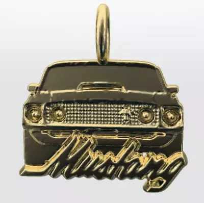 Handmade Custom 1969 Mustang Pendant Necklace Muscle Car Gift Charm Brass • $99.99