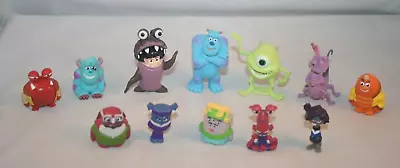 Disney Pixar Monsters Inc Action Figures - Sulley Boo Mike More - Lot Of 12 • $12.50