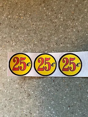 Gumball Machine 25 Cent Decal 25 Cent Sticker Quarter Decal • $5.50