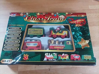 Christmas Classic Train Set With Light Sound Christmas Decor Under The Xmas Tree • £5