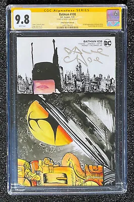 Signed DAVID CHOE CGC SS 9.8 Batman # 108 Variant Exclusive 1st Miracle Molly B • £481.90