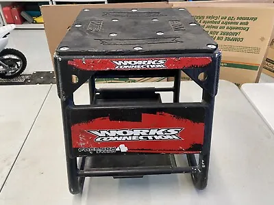 Works Connection Factory 4 Stand. Red Decals. Motocross MX Dirt Bike Motorcycle. • $40