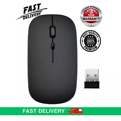 High Quality Computer Mouse Wireless Business Home Gaming + USB • £3