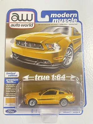 Auto World••2012 Ford Mustang GT/CS•• Release 3 Ver B • $7.99