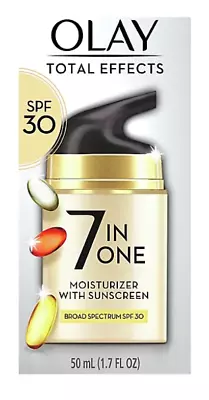 Olay Total Effects 7 In One Moisturizer Sunscreen SPF 30 - 1.7oz. • $12.75