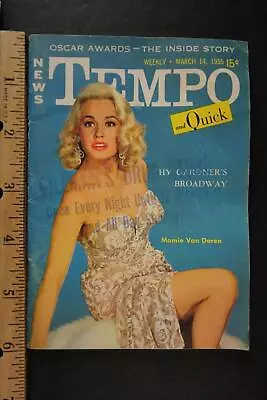 MARCH 1955 TEMPO Pocket MAGAZINE~ MAMIE VAN DOREN ~ • $3.25