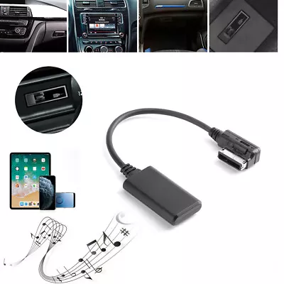 Audio Cable Adapter AMI MMI Bluetooth Music Interface For Audi A3 A4 A5 Q7 AUX • $11.89