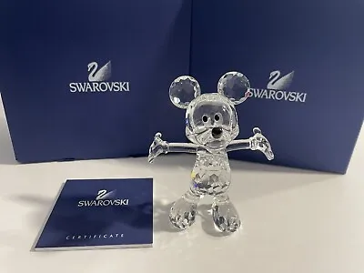 Swarovski Disney Showcase Crystal Mickey Mouse Figurine 687414 • $170