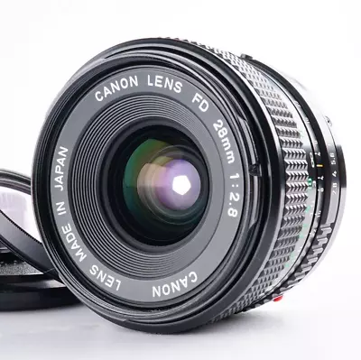 EX Canon NEW FD 28mm F/2.8 MF Wide Angle NFD Lens W/ Filter From JAPAN • £51.18
