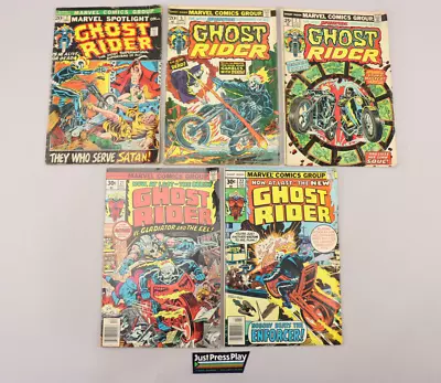 OG Bronze Age Marvel Spotlight #7 & Ghost Rider 5 7 21 21 Mixed Cond. LOOK! • $49.99