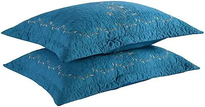 2 Pack Throw Pillow Covers Euro Sham Covers Pillow Shams Pillow Cover Embroidery • $18.98