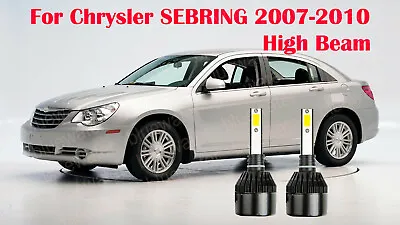 LED For SEBRING 2007-2010 Headlight Kit 9005 HB3 6000KWhite CREE Bulbs HIGH Beam • $25.05