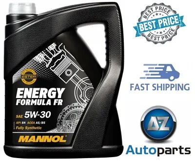 5L 5W-30 Engine Oil For Ford Volvo Fully Synthetic SL/CF ACEA A5/B5 Mannol • £19.65