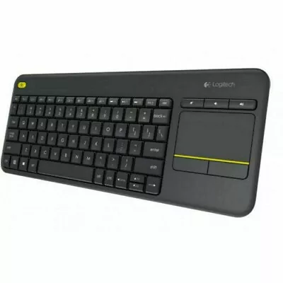 Logitech Wireless Keyboard K400 Plus PC-to-TV Control Touch Pad Mouse Combo AU • $76.60