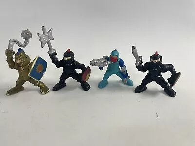 Vintage Fisher Price Great Adventures Castle Ice Blue Black Gold Knight Figures • $16.01