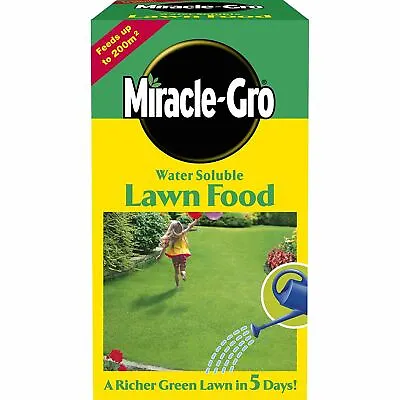 Miracle Grow Water Soluble Richer Lawn Grass Food Fertiliser Feed 1 Kg Garden • £9.99