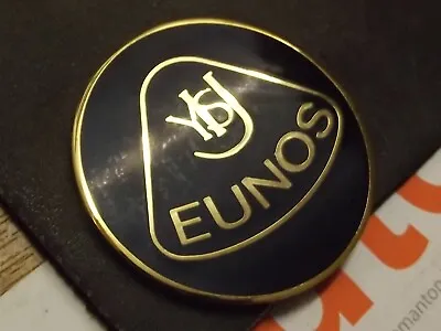 Badge Eunos Roadster Retro Style Mazda MX5 Black And Gold 55mm Enamel MX-5 • £27.93