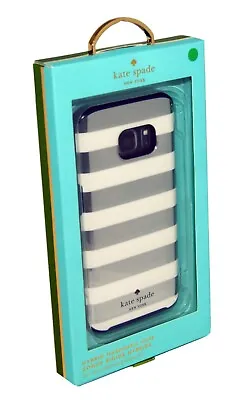 Samsung Galaxy S7 Case Kate Spade New York Designer Hardback Stripe Cover NEW • £7.99