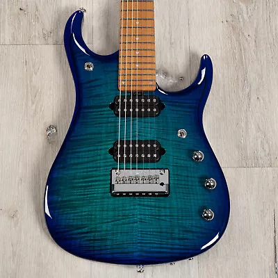 Ernie Ball Music Man John Petrucci JP15 7-String Guitar Cerulean Paradise Flame • $3799