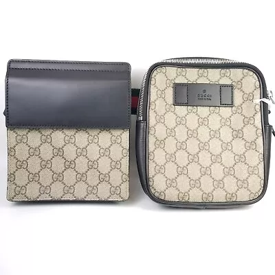 Gucci GG Supreme Web Belt Bag With Box And Dustbag - Good Condition • $899
