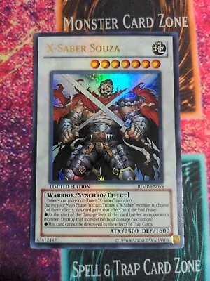 $3 • Buy Yu-Gi-Oh! X-Saber Souza JUMP-EN058 Limited Ultra Rare NM 