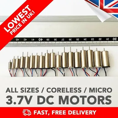 £2.54 • Buy Coreless DC Motor 3.7v Micro RC (0408 412 612 615 617 716 720 816 8520 1020) -UK
