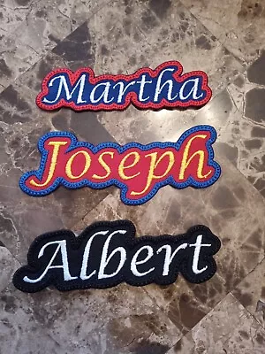 **LOVE IT** Custom Name Patch Iron On / Sew On Patch Fast Shipping • $4.99