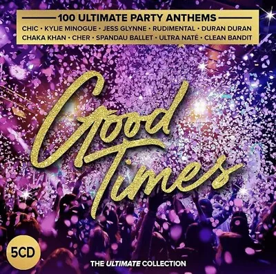 Ultimate Party Anthems: Good Times CD (2019) NEW SEALED 5 Disc Box Set Pop Disco • £5.49